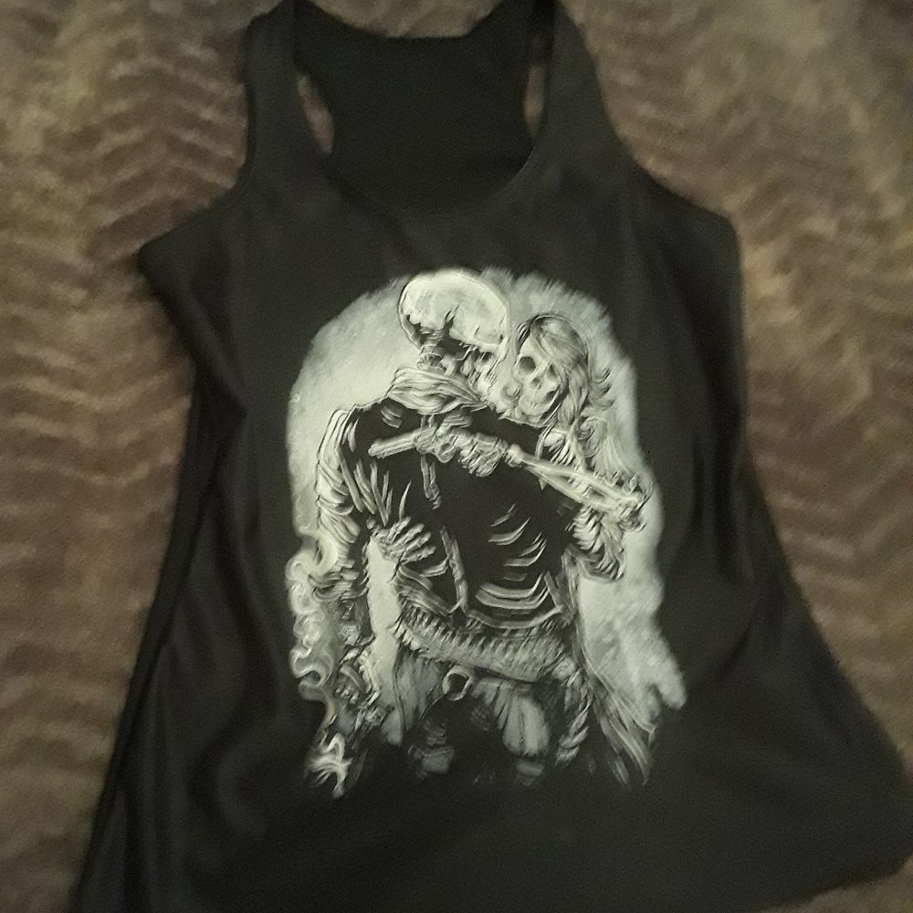 ❤Skull Couple Muscle Tank Top❤